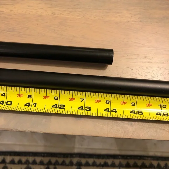 Pottery Barn Curtain Rod & Wall Bracket Antique Bronze Rod 0.75”D length 44”-68” - Picture 9 of 9